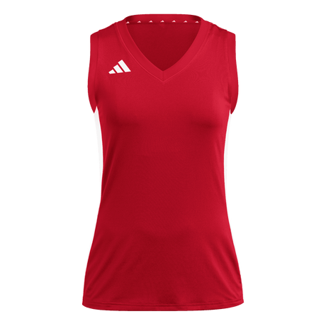 adidas Women's Quickset 25 Sleeveless Jersey Red - 1