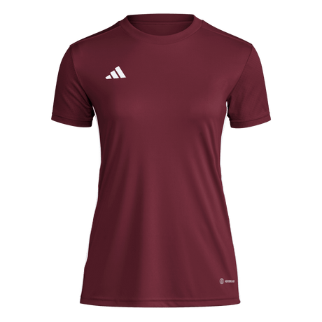 adidas Women's Tabela 23 Short Sleeve Jersey Maroon - 1
