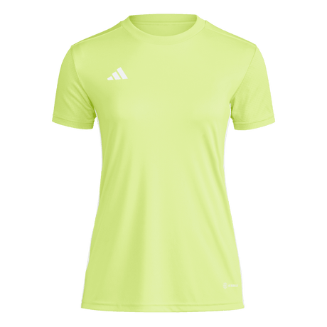 adidas Women's Tabela 23 Short Sleeve Jersey Solar Yellow - 1