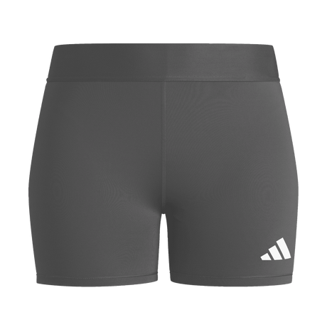adidas Women's TechFit Volleyball Short - 4" Inseam Grey - 1
