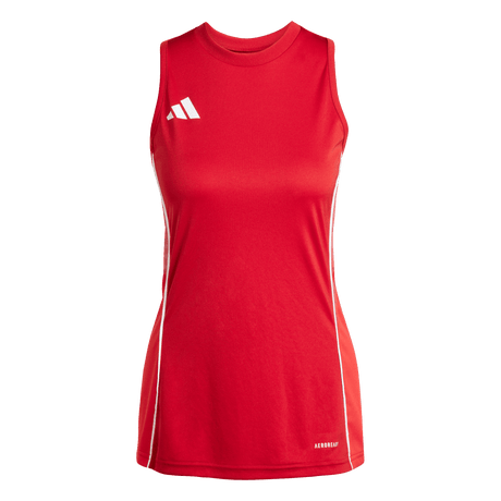adidas Women's Tiro25 Competition Sleeveless Jersey Red - 1