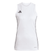 adidas Women's Tiro25 Competition Sleeveless Jersey White - 1