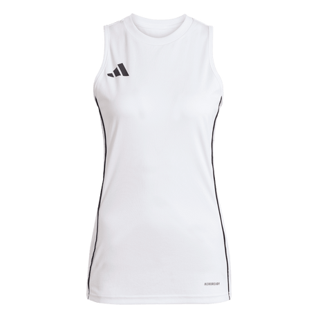 adidas Women's Tiro25 Competition Sleeveless Jersey White - 1