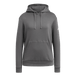 adidas Women's Travel Fleece Hoodie Dark Gray - 1
