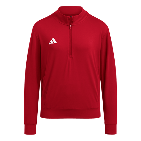 adidas Women's Ultimate365 1/4 Zip Red - 1
