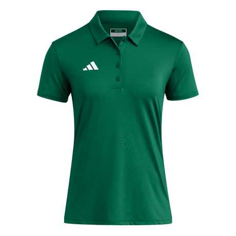 adidas Women's Ultimate365 Solid Polo Dark Green - 1