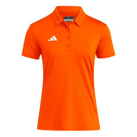 adidas Women's Ultimate365 Solid Polo Orange - 1