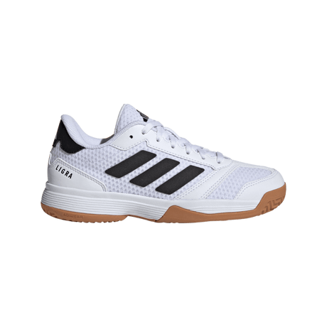 adidas Youth Ligra 8 Volleyball Shoe White Black - 1