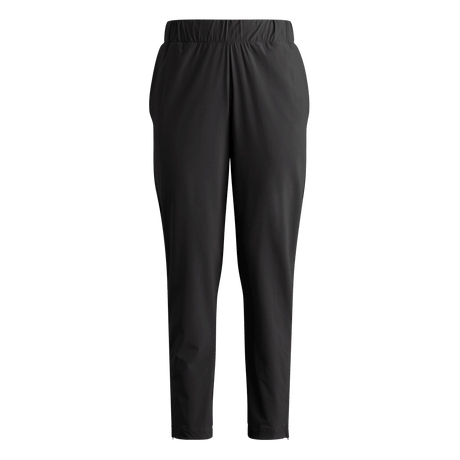 adidas Women's Woven Full Zip Travel Pant black front