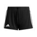 adidas Women's Three Stripe Short - 3" Inseam black