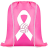 Pink Ribbon Volleyball Cinch Bag