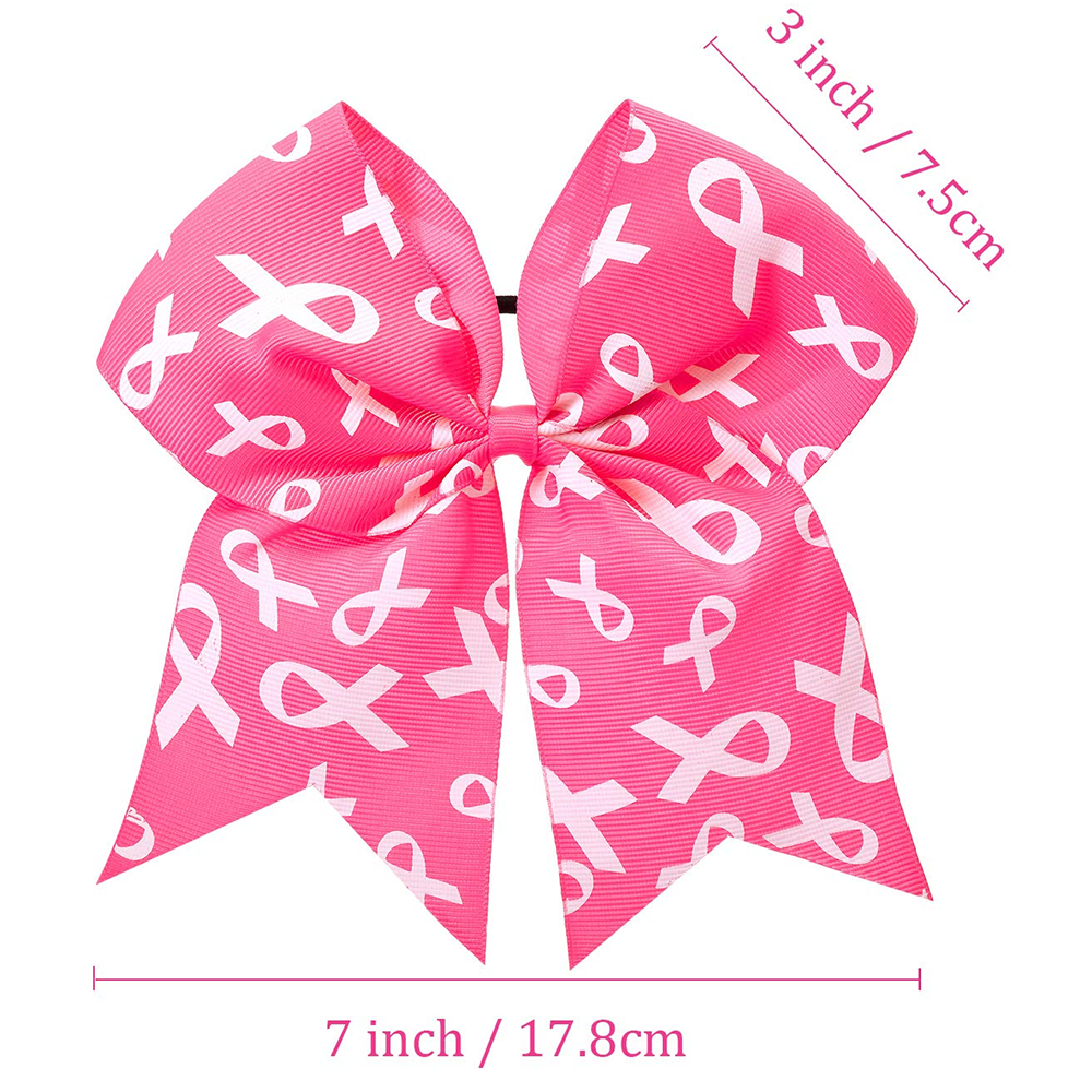 Pink Ribbon Hair Bow - Pink