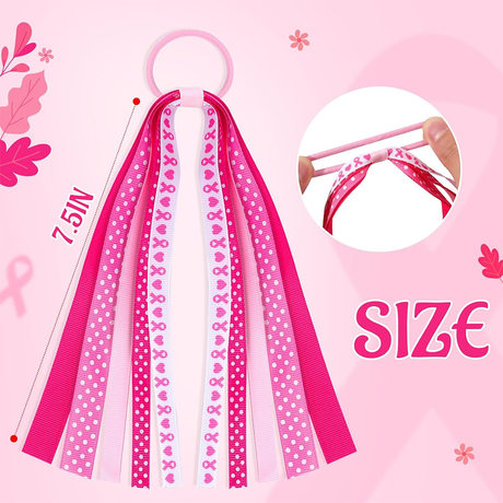 Pink Ribbon Hair Streamer